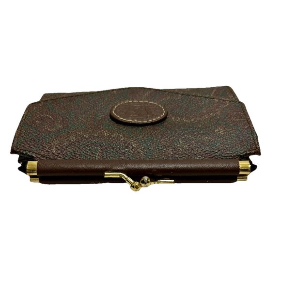 BAG BAZAAR Bi-fold Brown Multi-Color Wallet Coin Purse - Picture 3 of 12